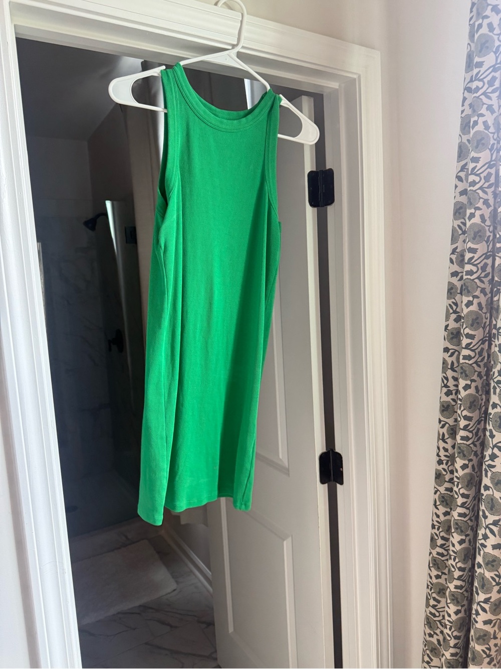 Old Navy Bright Green Sleeveless Midi Tank Dress